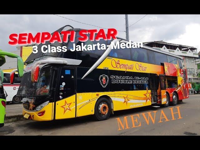 Bus Sempati Star DOUBLE DECKER MEDAN JAKARTA