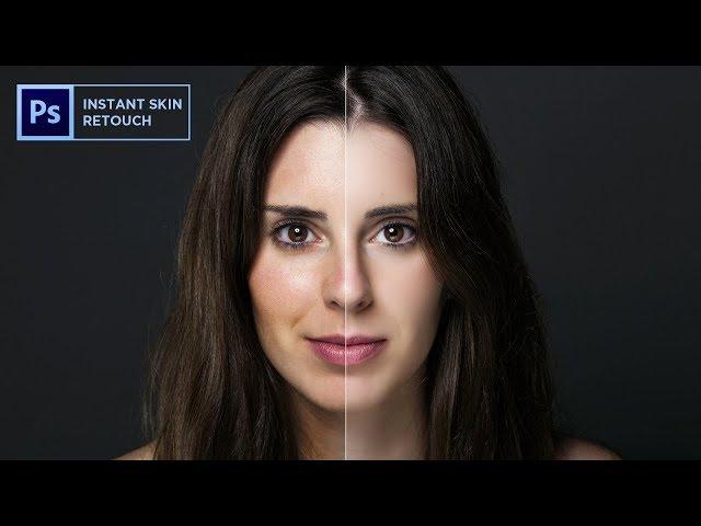 How to Instant Skin Retouch | Photoshop Tutorial | Skin Smooth Effect | Creative Tutes