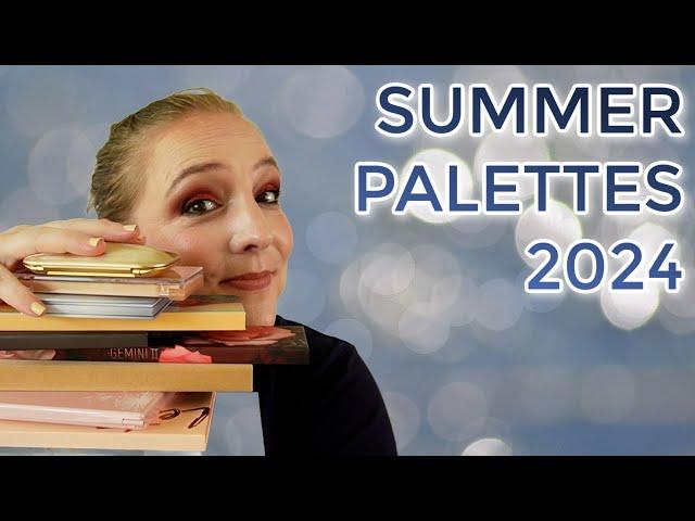 SUMMER PALETTES 2024 // The best eyeshadow palettes for summer