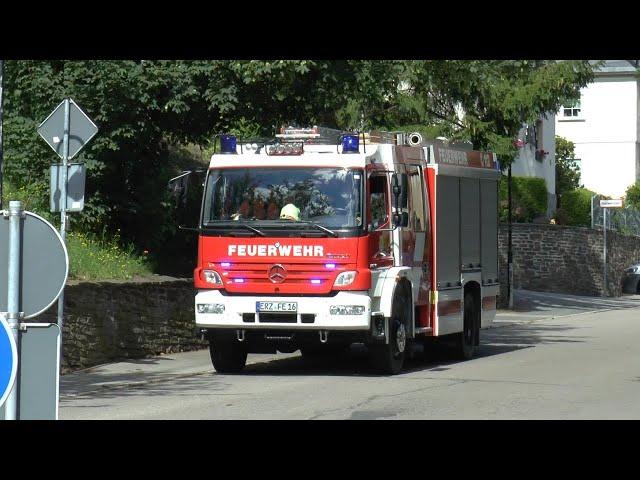 [EINSATZ WÄHREND FOTOSHOOTING] LF 20/16 Feuerwehr Bernsbach rückt aus