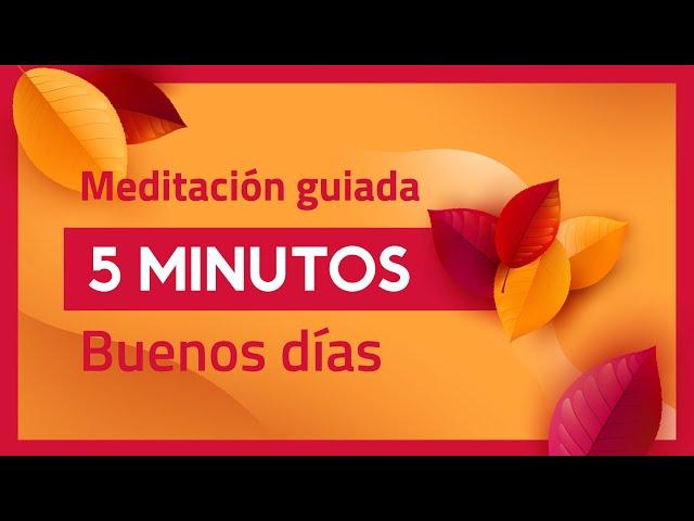 Meditación de la MAÑANA Mindfulness (5 Minutos)‍️| ENERGÍA y OPTIMISMO