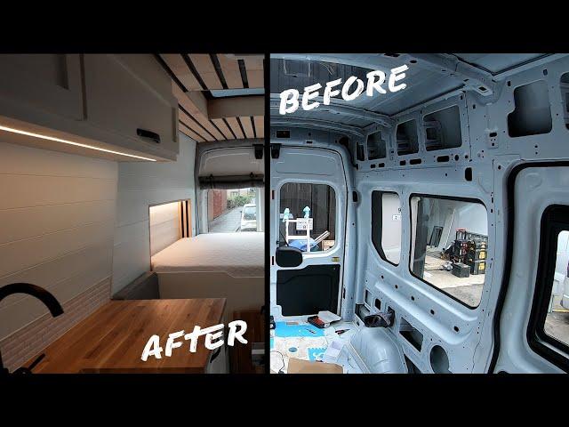 Full campervan conversion time-lapse - 7 months in 15 minutes!