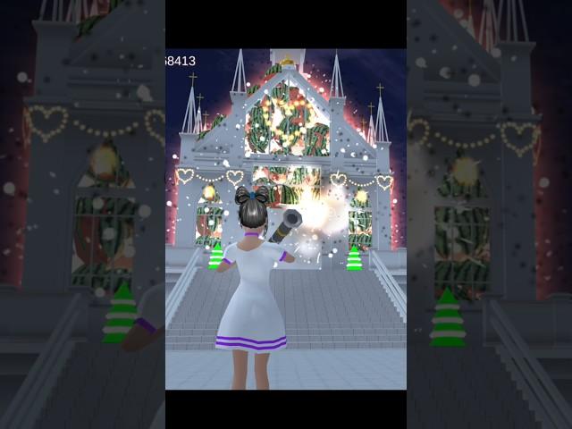 Watermelon disrupts the wedding #shorts #sakuraschoolsimulator #sakuragame #viral #fabaew