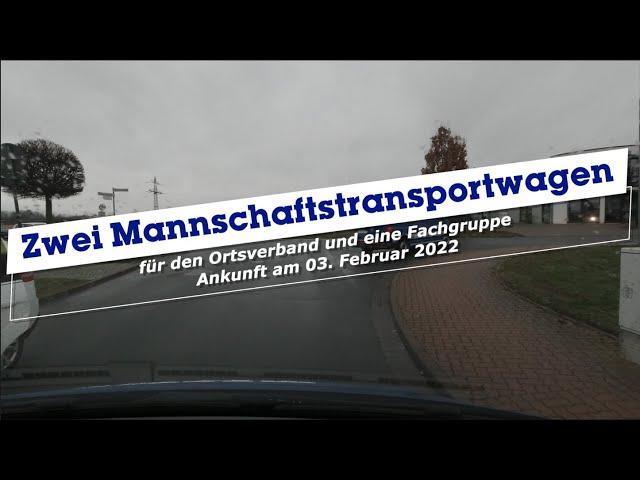 Zwei neue Mannschaftstransportwagen