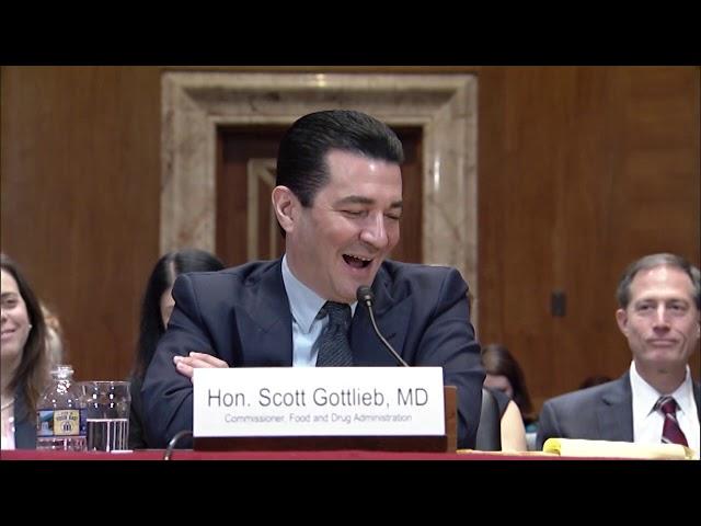 Tester Questions FDA Commissioner Scott Gottlieb