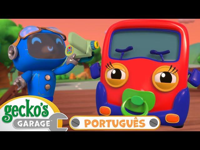 O Corajoso Caminhão-Bebê!  | Garagem do Gecko em Português | Desenhos Animados em Português