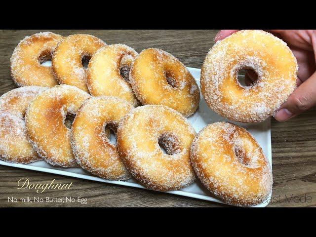 EGGLESS FLUFFY DONUT | NO Milk| NO Butter | LESS Kneading