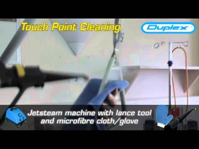 Hospital Patient Room Touch Point Cleaning