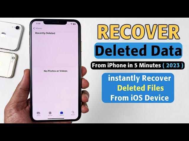 How To Recover iPhone Data Using iMyFone D-Back | Recover Contact, Whatsapp Data, Photos, Videos etc