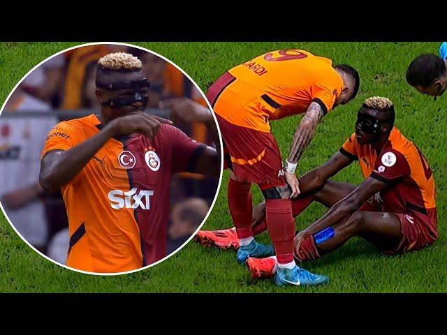 The injury of Victor Osimhen with Galatasaray after his brace