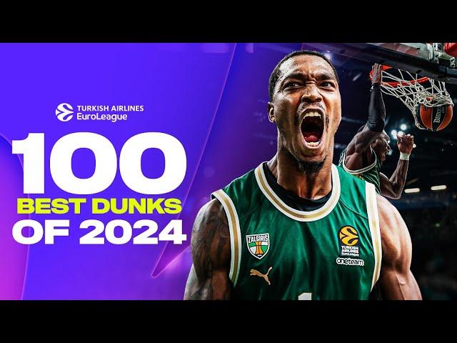 TOP 100 Dunks | Basketball Compilation 2024