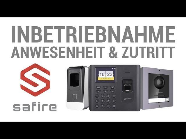 Hinzufügen von Geräten & Benutzern zu Safire Control Center AC | German Tutorial