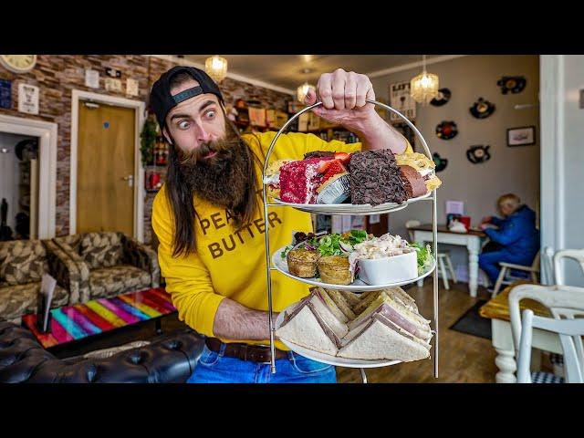 THIS CHALLENGE IS MEANT FOR TWO | SONGBIRD CAFE'S UNBEATEN AFTERNOON TEA CHALLENGE | BeardMeatsFood