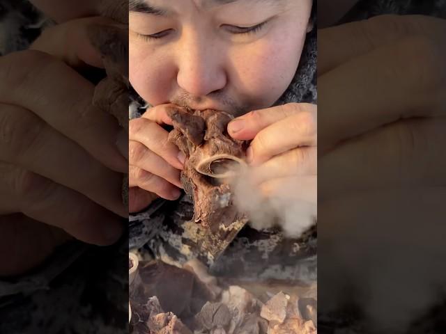 Venison soup / Суп из оленины #pandasakha #winter #food #permafrost