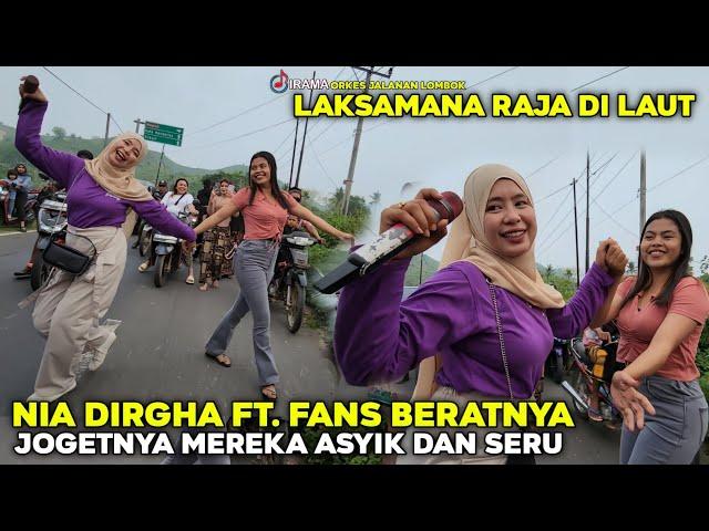 NIA DIRGHA BERTEMU SAMA FANS BERATNYA HARI INI DI SAWER DAN JOGET ASYIK DI JALANAN | IRAMA DOPANG