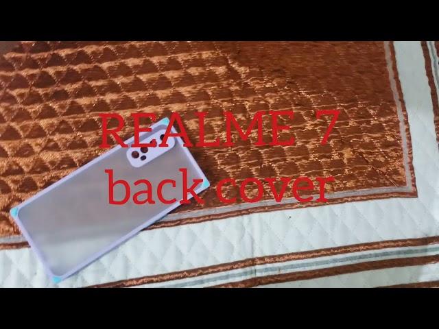 Realme 7 Back Cover || Square Smoke Cover || New trend || @lsunboxing