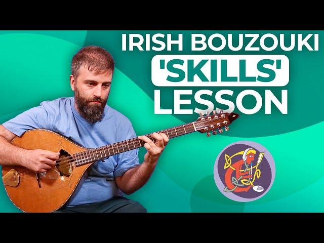 Irish Bouzouki Lesson [Master Jig Strumming] 