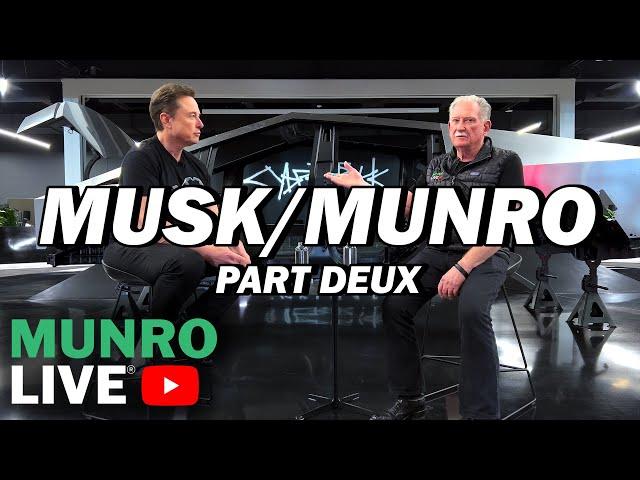 Elon Musk and Sandy Munro discuss the Cybertruck!