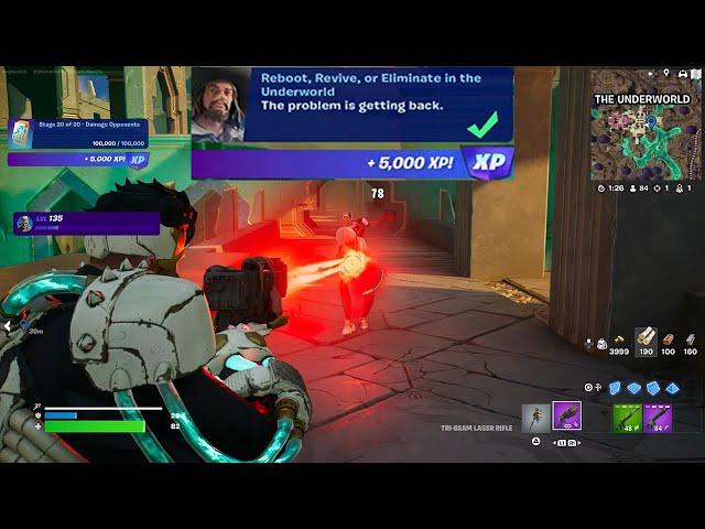 How to EASILY Reboot, Revive or Eliminate in the Underworld in Fortnite locations Quest!