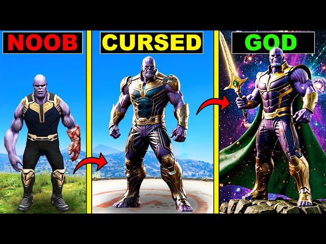 GTA 5 : Upgrading to CURSED GOD THANOS in GTA 5!