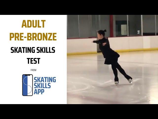 Adult Pre-Bronze Skating Skills Test (formerly the Adult Pre-Bronze Moves in the Field Test)