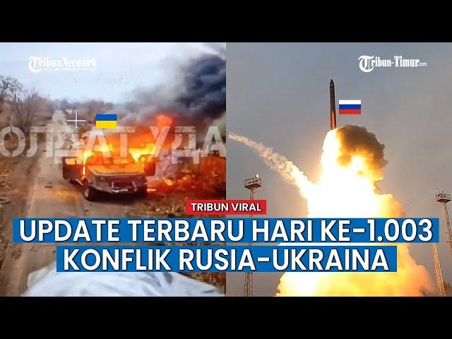 HARI KE-1.003 KONFLIK Rusia vs Ukraina, Kota Dnipro Jadi Sasaran Uji Coba Rudal Pasukan Putin