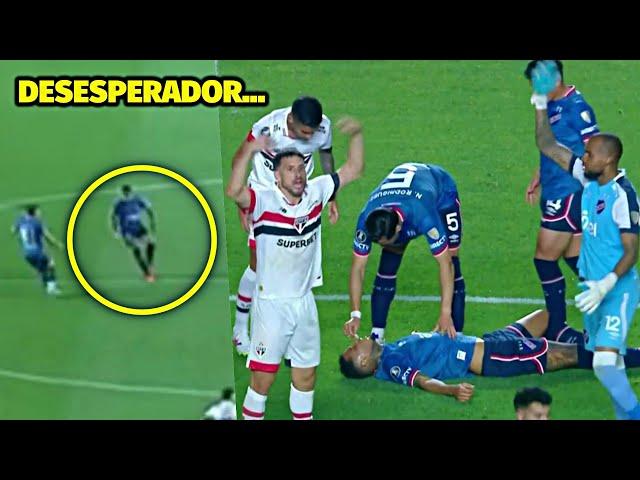 JOGADOR DESMAIOU! Juan Izquierdo caiu desacordado no gramado | São Paulo x Nacional