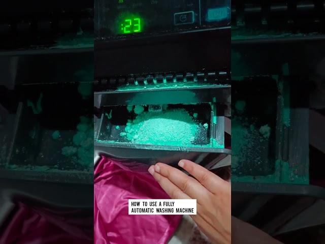 How To Use Automatic Washing Machine #howtouse #fullyautomaticwashingmachine #prideinwear #shorts