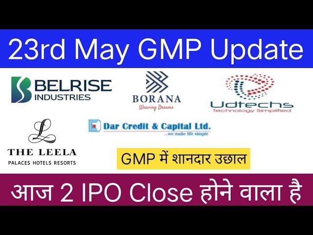 Borana Weaves IPO | Belrise Industries IPO | Unified Data Tech IPO | Dar Credit And Capital IPO |