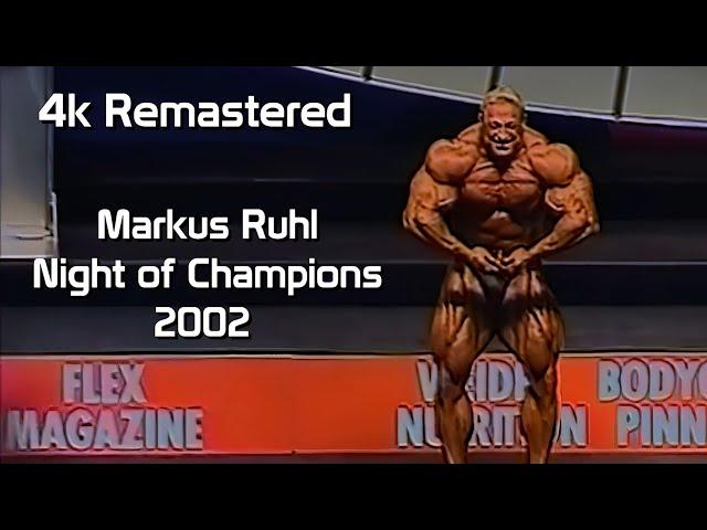 Markus Ruhl - 2002 Night of Champions | 4k Remastered