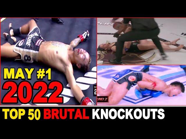 Top 50 MUAYTHAI•MMA•KICKBOXING Brutal Knockouts ► MAY 2022 #1.