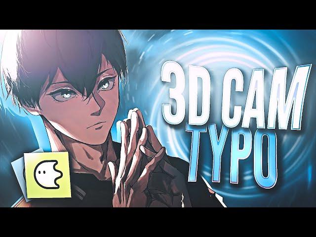 3D Camera Typography / Blurrr AMV Edit Tutorial