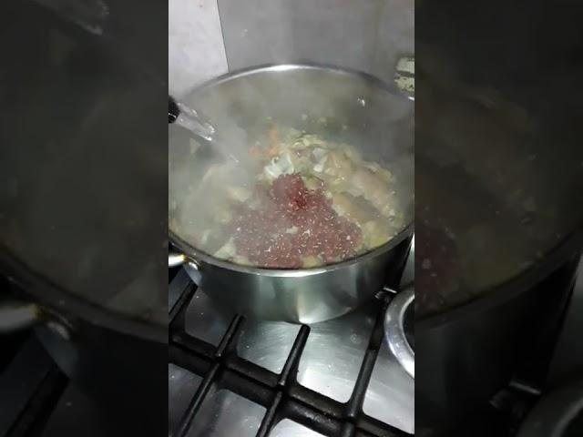 Porotos con Papitas de Cerdo #shorts