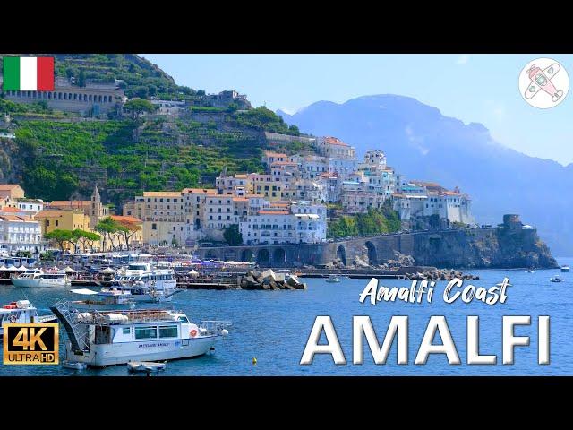 AMALFI │ ITALY.  Day trip to the town of Amalfi, in the Amalfi Coast. Colorful 4K images.