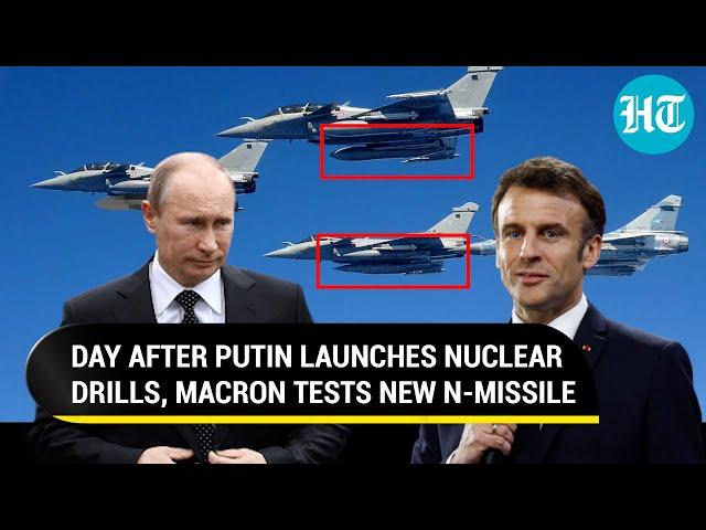 Macron Risking Nuclear War? France's New Missile Test Just Hours After Russia Nuke Drills | Ukraine