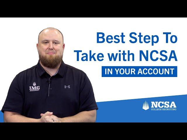 The Most Important Step To Take With Your NCSA Profile