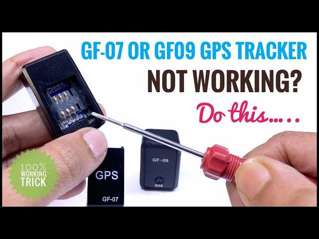 GF-07 or GF-09 GPS Tracker not working: Troubleshooting Tips