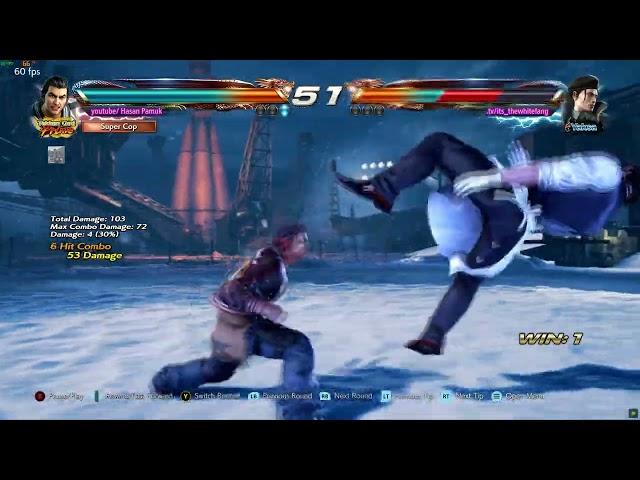 Tekken 7 Lei Wulong WS 3+4 Combo  Tekken God Prime