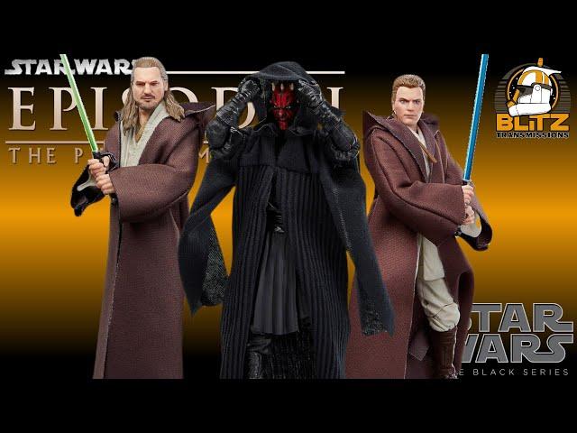 Hasbro The Black Series Qui-Gon Jinn, Darth Maul, & Obi-Wan Kenobi Review