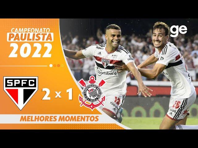 SÃO PAULO 2 X 1 CORINTHIANS | MELHORES MOMENTOS | SEMIFINAL PAULISTA 2022 | ge.globo