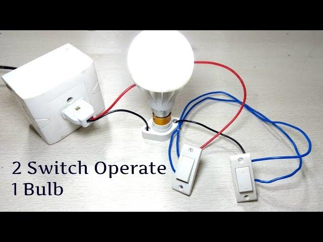 How to install a two way light switch