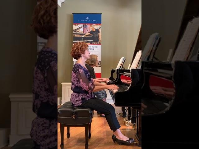 Elena Tsvetkova & Judy Sherrard at Steinway Hall, Plano, July 2021