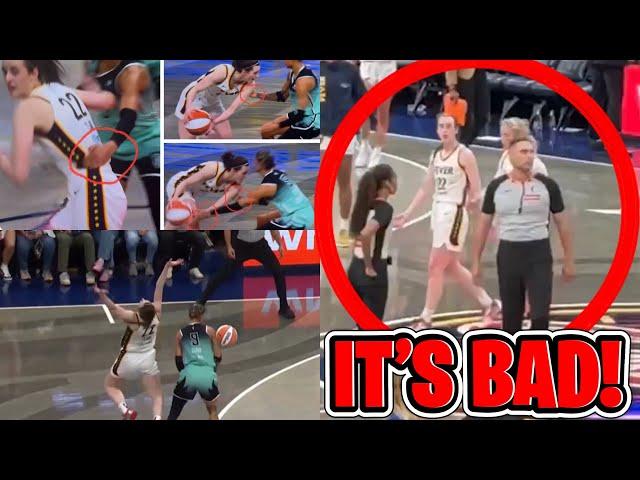 WNBA REFEREE EXPOSED IN SHOCKING FOOTAGE DISRESPECTING CAITLIN CLARK AFTER CHEATING!