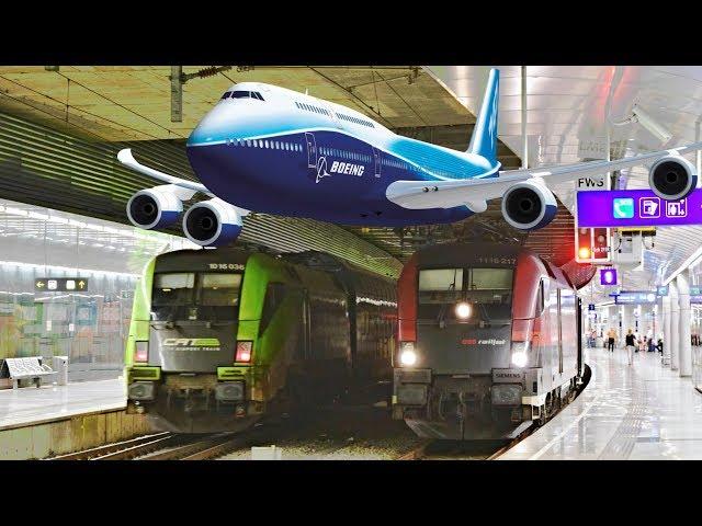 Trains Vienna Airport, 13.07.2017