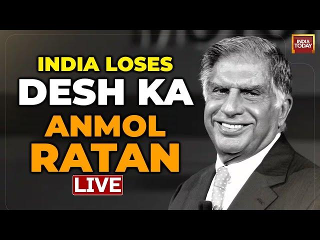 Ratan Tata News LIVE | Ratan Tata Passes Away At 86 | Ratan Tata Death News LIVE | India Today LIVE