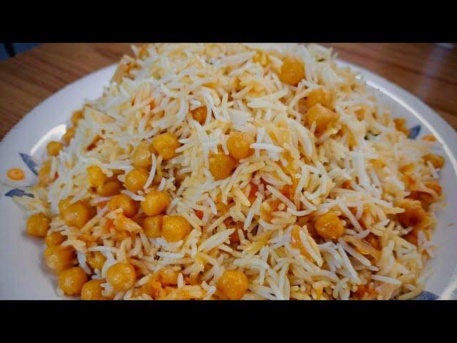 Afghan Chickpea pulao recipe نخودپلو مزه دار افغانی