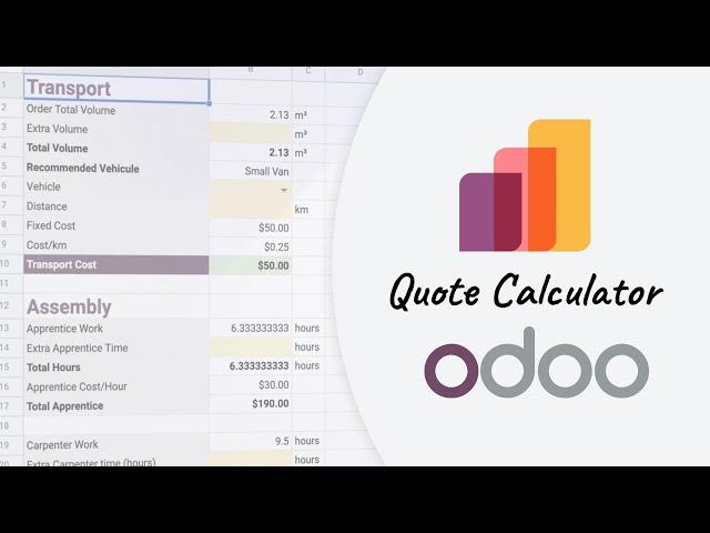 {Sales} Odoo Gems - Quote calculator