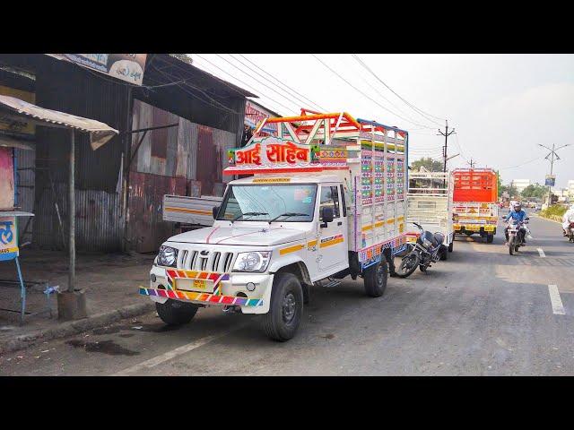 Mahindra pickup body building by sadguru motor's  sinnar