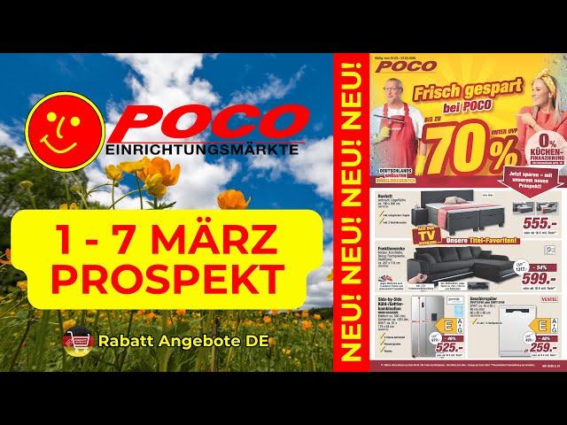 POCO Neuer Werbung Wochenprospekt | 1 März - 7 März 2025 Prospekt | Rabatt Angebote DE