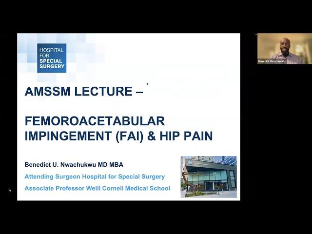 Femoroacetabular Impingement (FAI) and Hip Pain | Fellow Online Lecture Series